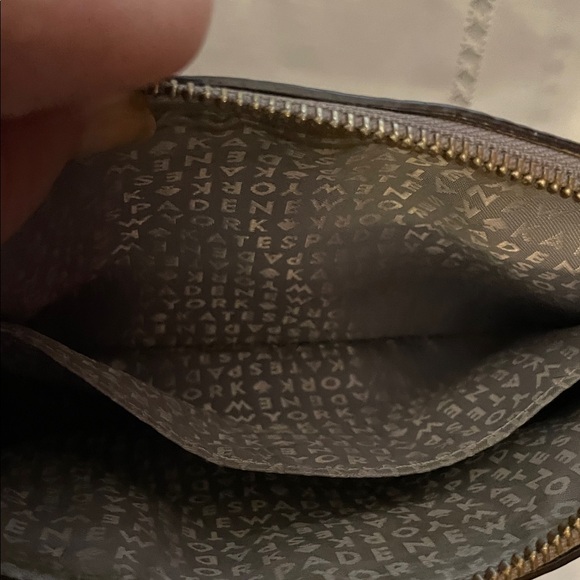 Kate Spade Tan Leather Crossbody Bag Adjustable Strap EUC - Picture 5 of 7